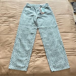 Target Future Collective Straight Leg Printed Jeans Women’s Size 4